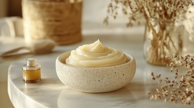 A rich, creamy elixir crafted with potent botanicals, designed to plump and firm the skin, reducing the appearance of wrinkles and fine lines.