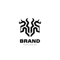 Hydra Logo. Hydra Logo Design. Hydra Logo Brand. Hydra Logo Vector Design Isolated on White Background