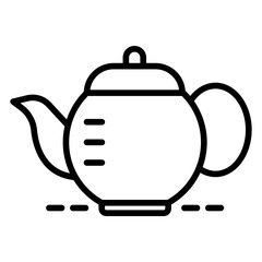 Tea Pot line icon