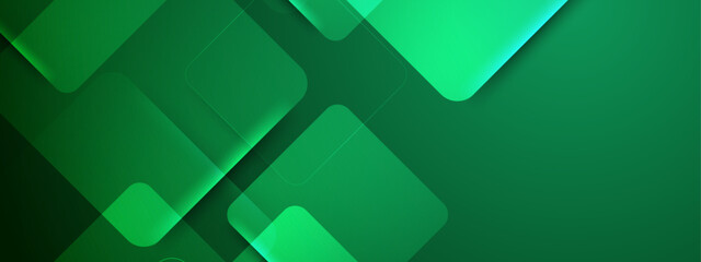 green squares modern abstract geometric with shape vector illustration, perfect for business presentation, digital banner, and website background