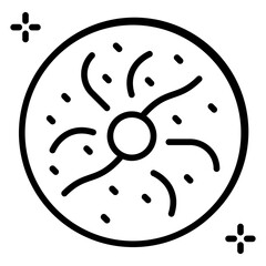 Yeast line icon