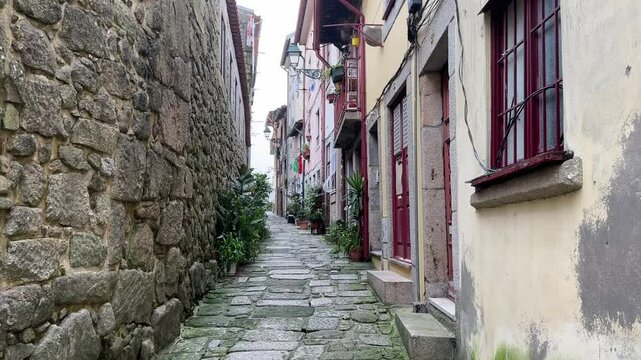 narrow street in the old town