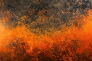 Obraz premium An abstract artistic textured background features warm and dark colors