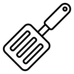 Spatula line icon