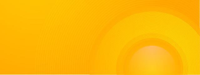 trendy yellow and orange circle abstract geometric background with shapes in a vector illustration, perfect for banner, presentation background, and wallpaper