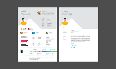 Modern Resume Template CV Cover Letter