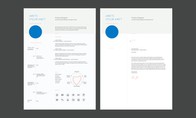 Minimalist Resume Layout, Resume and Cover Letter, 