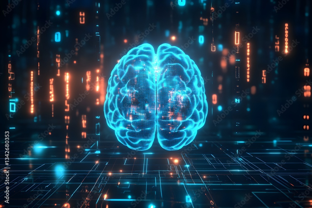 Poster virtual digital brain the core of ai and data science