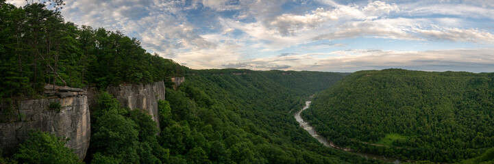 Fototapeta premium The Endless Wall And New River Panorama