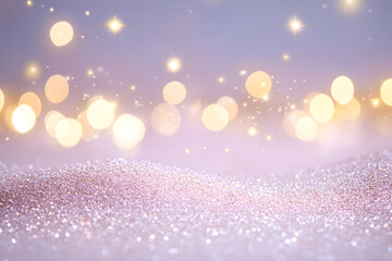 Naklejka premium Glitter Lights Sparkle Festive Background