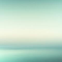 Fototapeta premium Tranquil Seascape with Soft Hues and Gentle Waves Capturing the Essence of Peaceful Nature and Serenity in a Minimalistic Coastal Environment