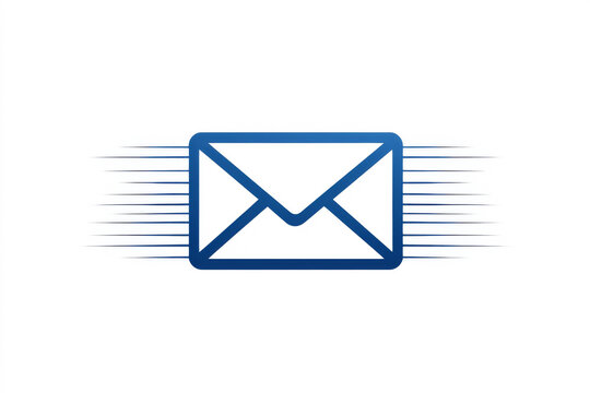 Stylized email icon symbolizing fast and efficient communication.