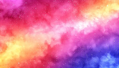 Cosmic Nebula: Colorful Galaxy Background.