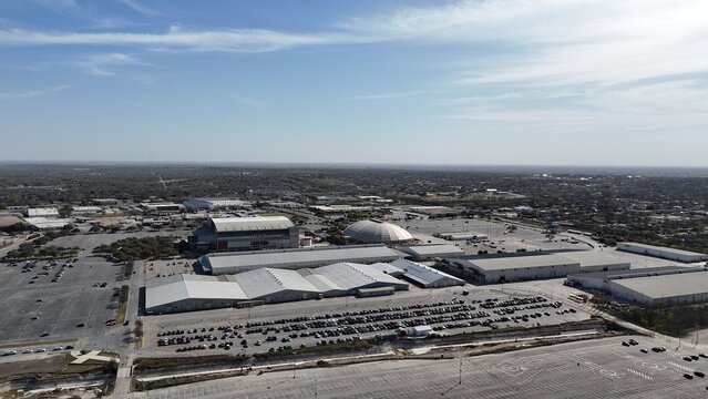 Industrial area of big city