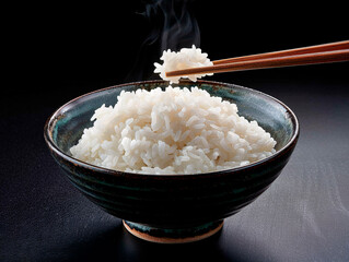 白米　炊き立てご飯
