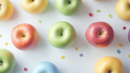 Vibrant Apple Decorations for Party Celebrations