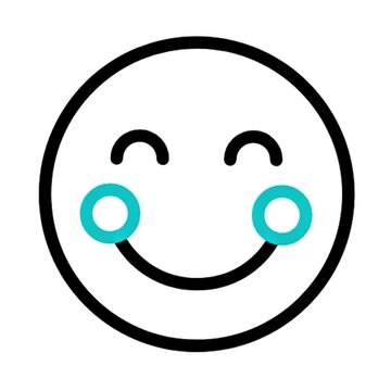 Happy Smiling Face Emoji Vector Illustration of Joy and Happiness