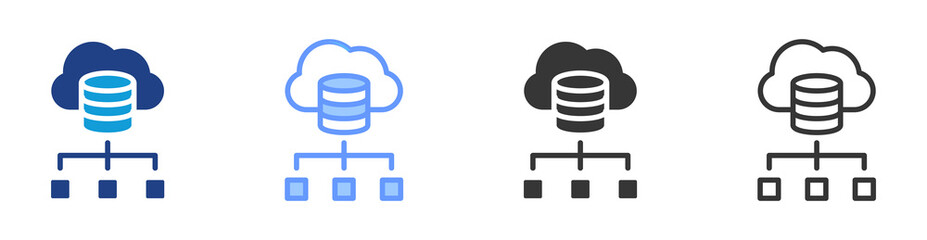 Infrastructure icon set multiple style collection