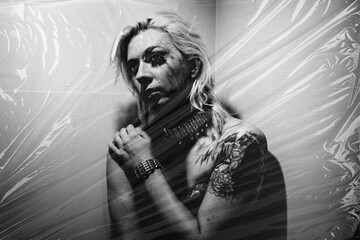 Obraz premium Contemporary photoshoot of a transgender woman