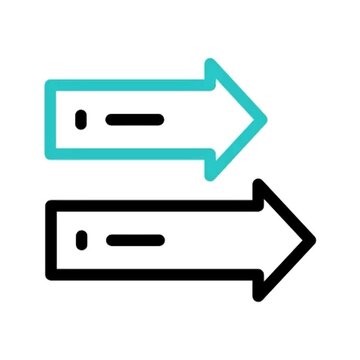 Double Arrow Icon  Vector Graphic for Website and App Design
