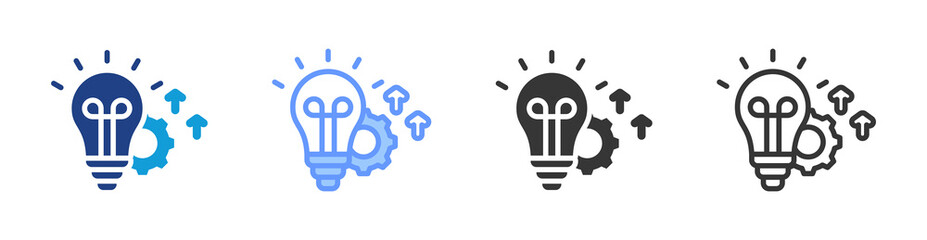 Evolve icon set multiple style collection