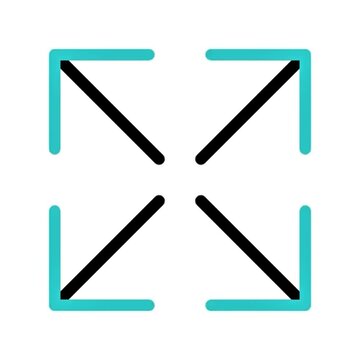 Expand to Full Screen Icon Design for Maximum View
