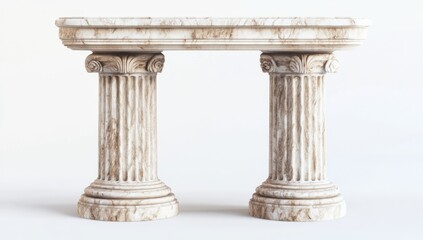 Fototapeta premium Classic marble pedestal table
