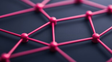 An abstract depiction of digital communication through interconnected elements in motion