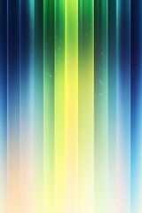 A series of vertical bands of colored light, gradients from dark blue to bright yellow and green, create a modern and dreamy visual effect