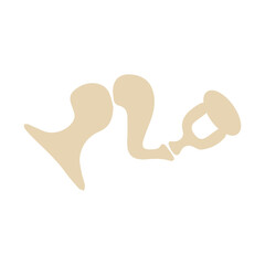 ossicles bone colored icon