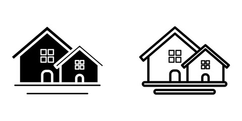 Home icon on white background