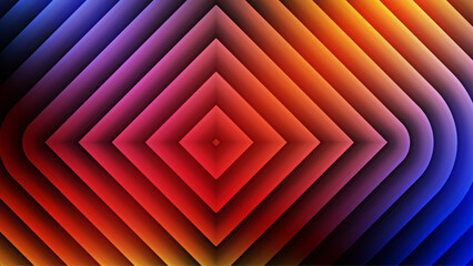 Obraz premium Colorful Fractal Glass Gradient Textures