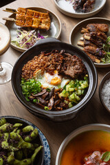 delicious food in a restaurant