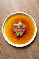 delicious food in a restaurant