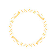 snake chain circle design element