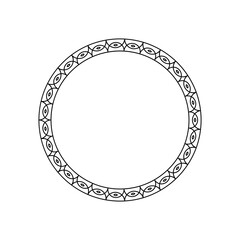 round lace frame