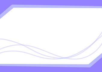 Obraz premium Blank certificate background with purple abstract motif