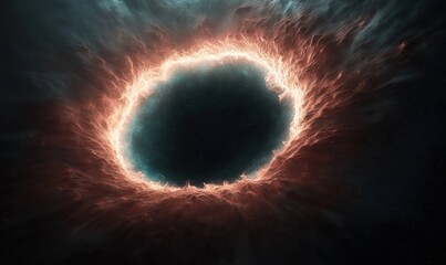 Bright and clear depiction of an unforeseen astronomical event altering the cosmos and human perception