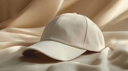 Beige Baseball Cap: Fashion Accessory