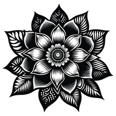 abstract flower vector illustration