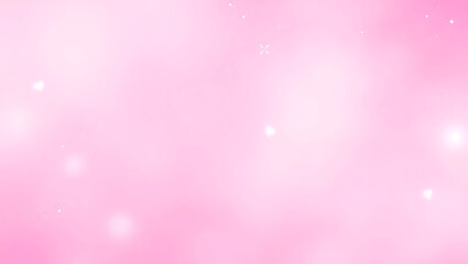 Romantic Pink Heart Background for Love and Valentine's Day