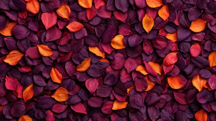 Fototapeta premium Vibrant assortment of colorful flower petals