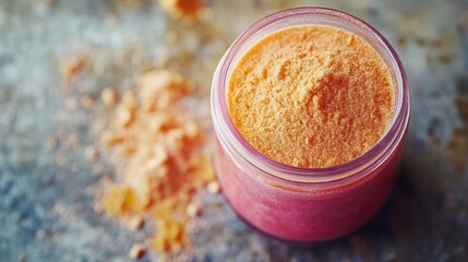 A jar of vibrant collagen powder sits beside a bottle of collagen-infused beverages, a testament to the growing demand for this versatile ingredient.