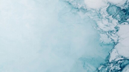 Obraz premium Soft Blue Marble Background with White Veins and Fluid Patterns