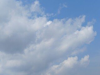 blue sky with clouds
