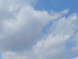Obraz premium blue sky with clouds