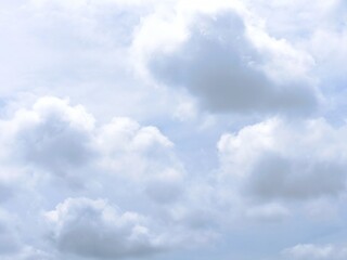 blue sky with white clouds