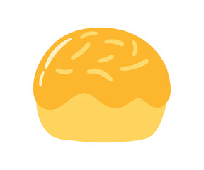 Nastar Keju for Kue Kering Lebaran Eid Al Fitr Vector Illustration