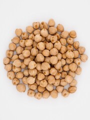 신선한 유기농 콩, 병아리콩