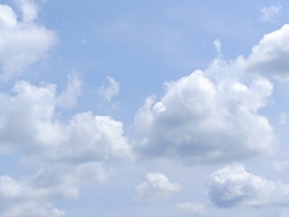 blue sky with clouds